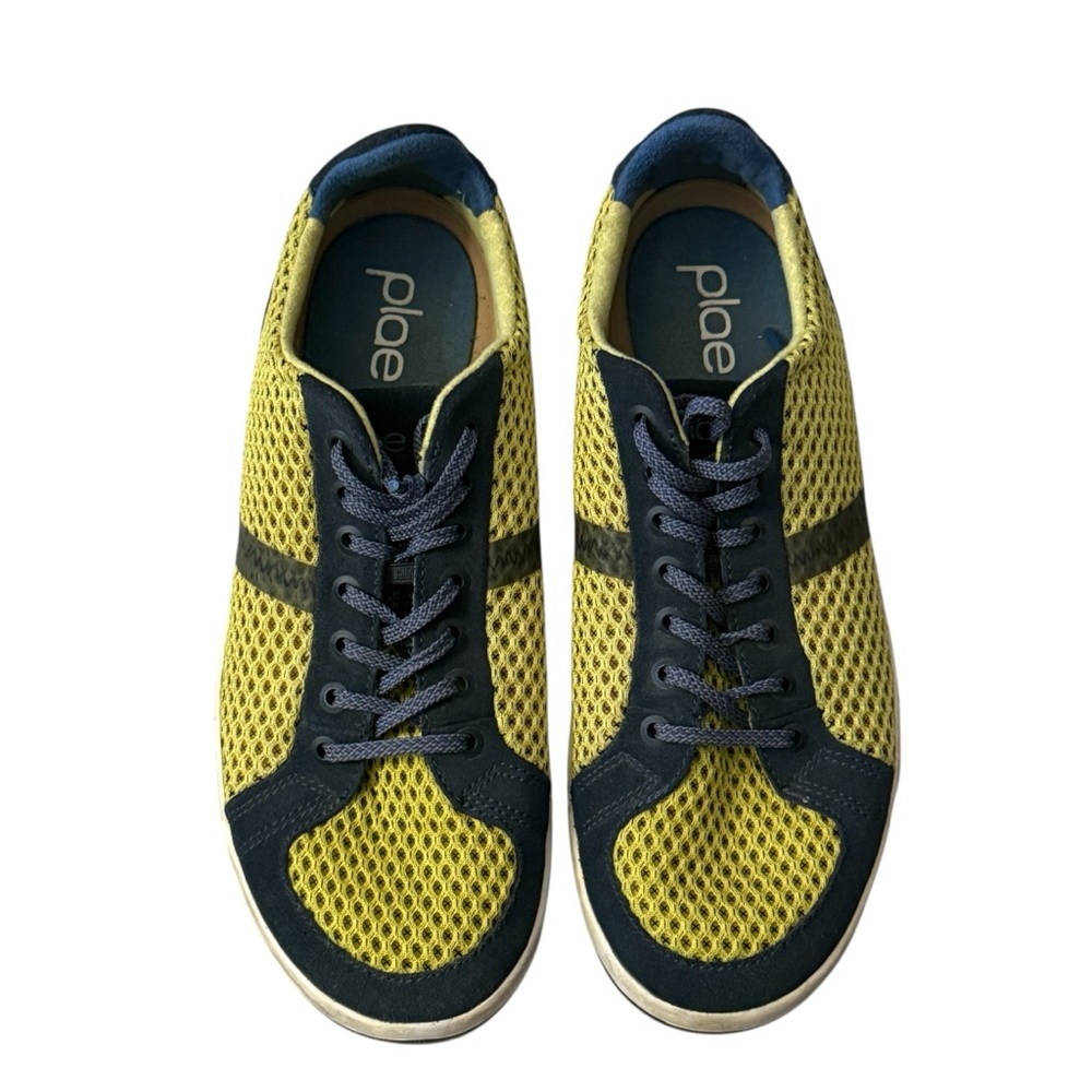 PLAE PROSPECT Yellow and Blue Sneakers Lightweight Athletic Design Womens 8.5